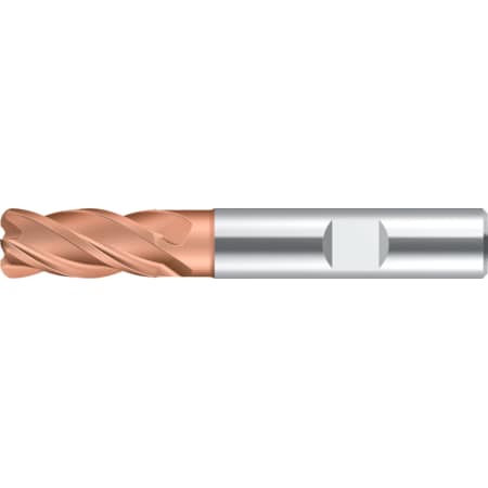 Metric Corner Radius End Mills, Solid Carbide Shoulder/Slot Mills, MC2